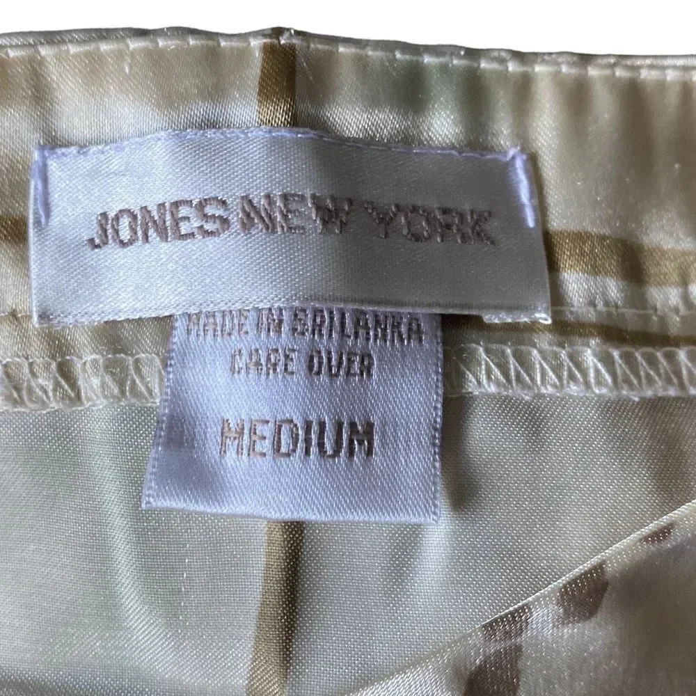 Jones New York, three piece pajama set top/Pants/robe size medium